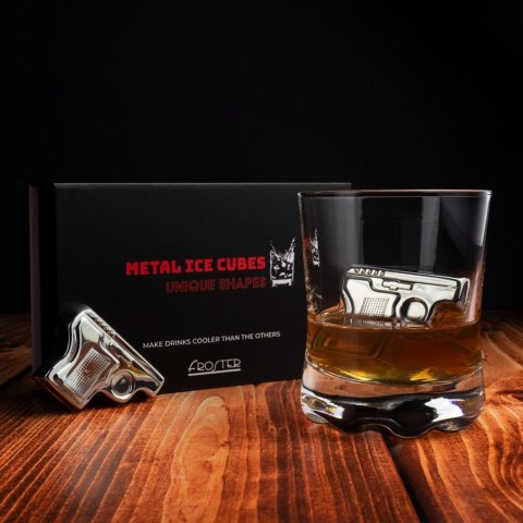 Metalowe kostki do whisky - oryginalny prezent dla mężczyzny na Dzień Ojca, wieczór kawalerski i urodziny Metalowe kostki do whisky - oryginalny prezent dla mężczyzny na Dzień Ojca, wieczór kawalerski i urodziny