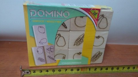 Domino drewniane OWOCE/WARZYWA DDOW2315 Domino drewniane OWOCE/WARZYWA DDOW2315