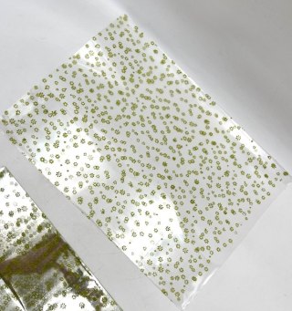 Worek celofan 25szt. 25x35cm ZIELONE KWIATY