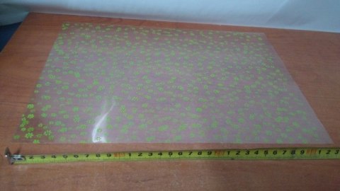 Worek celofan 25szt. 25x35cm ZIELONE KWIATY
