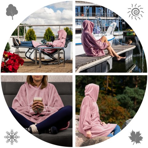 Bluzair Koco Bluza Oversize z Kapturem Polska 4w1 Bluzair Koco Bluza Oversize z Kapturem Polska 4w1