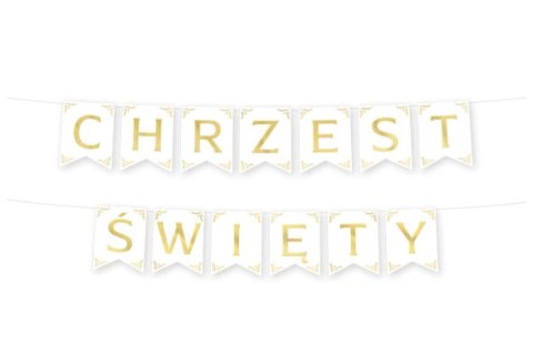 Banner CHRZEST ŚWIĘTY 160 cm | 127711 Banner CHRZEST ŚWIĘTY 160 cm | 127711