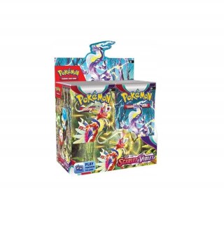 Karty pokemon scarlet 36 saszetek x 8 kart