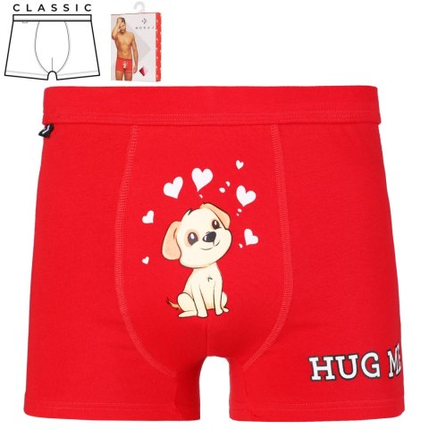 Bokserki walentynkowe Hug Me rozmiar XXL | MBX600-351 Bokserki walentynkowe Hug Me rozmiar XXL | MBX600-351