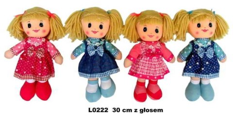 Lalka szmacianka z głosem 30cm Lalka szmacianka z głosem 30cm