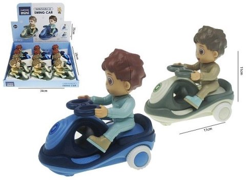Figurka na skuterze 11cm z napędem 2-rodzaje H13073R Figurka na skuterze 11cm z napędem 2-rodzaje H13073R