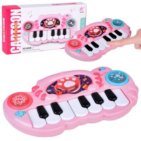 Interaktywne organki kolorowa zabawka muzyczna dla dziecka IN0177 Interaktywne organki kolorowa zabawka muzyczna dla dziecka IN0177