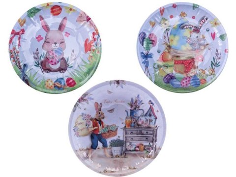 Talerz metalowy wielkanocny śr. 19,3 cm