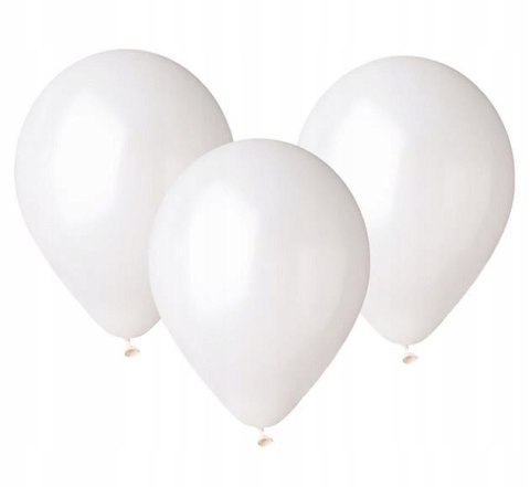 Balony Pastel White 100 szt. B105 GP04-002/03 Balony Pastel White 100 szt. B105 GP04-002/03
