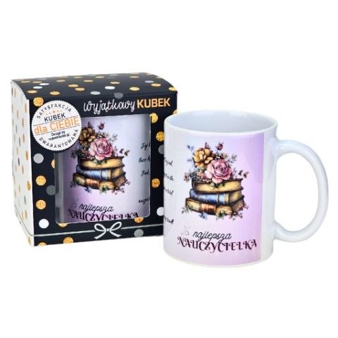 Kubek ceramiczny Najlepsza Nauczycielka / Nauczyciel 3309-N4 Kubek ceramiczny Najlepsza Nauczycielka / Nauczyciel 3309-N4