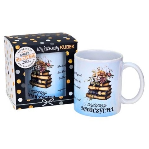 Kubek ceramiczny Najlepsza Nauczycielka / Nauczyciel 3309-N4 Kubek ceramiczny Najlepsza Nauczycielka / Nauczyciel 3309-N4