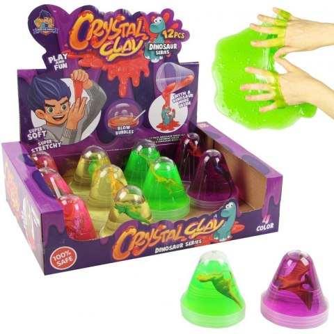 Masa magiczna slime z dinozaurem 8 x 8cm A-1782 Masa magiczna slime z dinozaurem 8 x 8cm A-1782