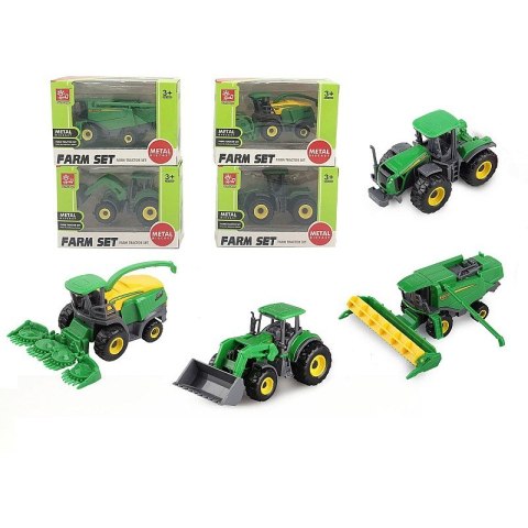 Pojazd maszyna rolnicza metalowa 1:64 mix Pojazd maszyna rolnicza metalowa 1:64 mix