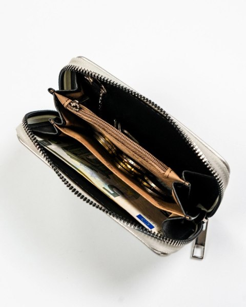 Portfel damski PU ABT-03-BL-3417 SILVER Portfel damski PU ABT-03-BL-3417 SILVER