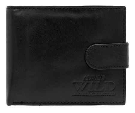 Portfel męski skórzany N992L-P-GTS Black Portfel męski skórzany N992L-P-GTS Black