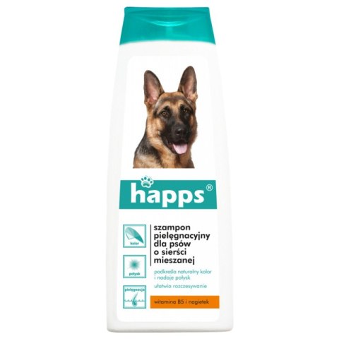 Szampon dla psów o sierści mieszanej 200ml. HAPPS