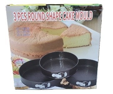 Tortownice do pieczenia czarne 18, 20, 22 cm , 3szt. SN54591 Tortownice do pieczenia czarne 18, 20, 22 cm , 3szt. SN54591