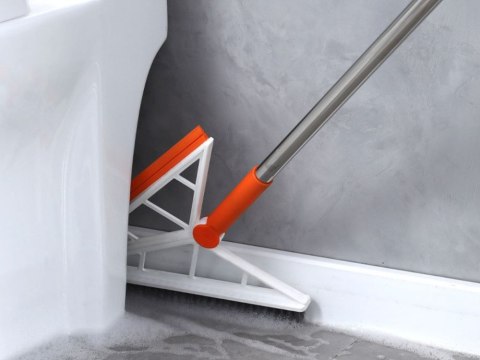 Miotła silikonowa szczotka do wody i innych zabrudzeń z kijem magic długa ściągaczka do szyb 24512