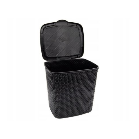 Pojemnik na detergenty czarny PEARL 6L - 4241