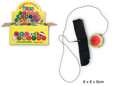 Piłka na gumce na nadgarstek 24szt. Piłka na gumce na nadgarstek 24szt.