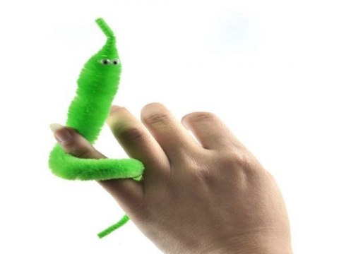 Zabawka gumowy robaczek - mix 749384